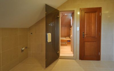 Kompletně vestavěná infrasauna do podkroví